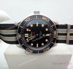 (VS Factory) Omega Seamaster 007 James Bond 'NO TIME TO DIE' Watch Nylon Strap